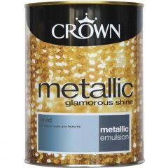 Краска интерьерная Crown Trade Fashion For Walls Metallic Emulsion с эффектом металлик 0,125 л