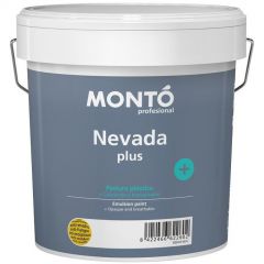 Краска для стен и потолков Monto Nevada+ Base BL белая матовая 12 л