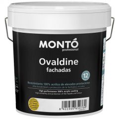 Краска фасадная Monto Ovaldine Fachadas Base BL белая экстраматовая 12 л