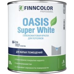 Краска Finncolor Oasis Super White для потолка 0,9 л