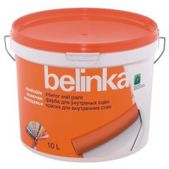 Краска интерьерная Belinka моющаяся краска база B1 для стен 10 л