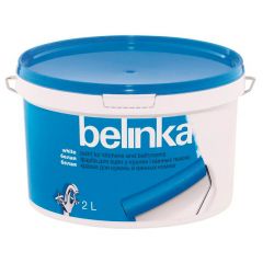 Краска интерьерная Belinka для кухонь и ванных комнат база А белая 2 л