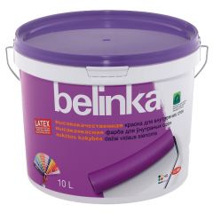 Краска интерьерная Belinka Latex для стен и потолков база B1 10 л