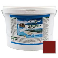 Краска резновая латекс-акрилатная Главный Технолог (Chief Technologist) Красно-коричневая 11,5 кг