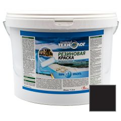 Краска резновая латекс-акрилатная Главный Технолог (Chief Technologist) черная 11,5 кг