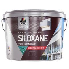 Краска фасадная силоксановая Dufa Premium Siloxane водоотталкивающая база 1 9 л