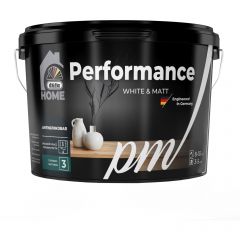 Краска интерьерная для стен и потолков Dufa Home Performance Matt антибликовая глубокоматовая база 1 2,5 л