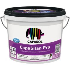 Краска интерьерная водно-дисперсионная Caparol CapaSilan Pro глубокоматовая база 1 белая 2,5 л