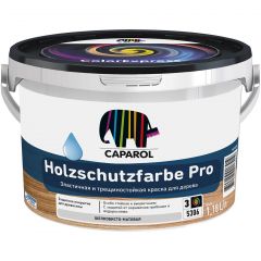 Краска по дереву водно-дисперсионная Caparol Holzschutzfarbe Pro шелковисто-матовая база 3 бесцветная 1,18 л