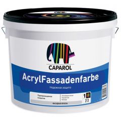 Краска фасадная акриловая Caparol Acryl Fassadenfarbe матовая база 3 бесцветная 9,4 л