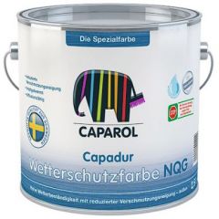 Краска интерьерная водно-дисперсионная Caparol Capadur Wetterschutzfarbe NQG белая шелковисто-матовая база 1 0,7 л