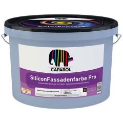 Краска фасадная водно-дисперсионная Caparol SiliconFassadenfarbe Pro матовая белая база 1 2,5 л