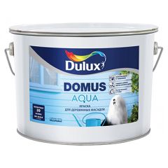 Краска Dulux Domus Aqua для деревянных фасадов база BW 10 л