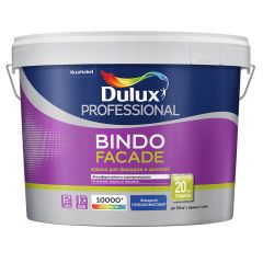 Краска латексная фасадная Dulux Bindo Fasade глубокоматовая база BW 9 л