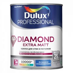Краска для стен и потолков Dulux Diamond Matt матовая база BW 9 л