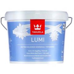 Краска для интерьеров Tikkurila Lumi глубокоматовая снежнобелая 2,7 л