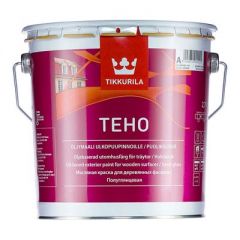 Краска фасадная Tikkurila Teho масляная для деревянных фасадов База С 2,7 л