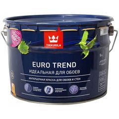 Краска интерьерная Tikkurila Euro Trend для обоев и стен база A 9 л