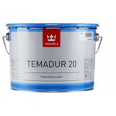 Краска полиуретановая двухкомпонентная Tikkurila Temadur 20 полуматовая база TCL 7,5 л