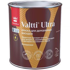 Краска для деревянных фасадов Tikkurila Valtti Ultra матовая база C 0,9 л