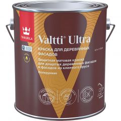Краска для деревянных фасадов Tikkurila Valtti Ultra матовая база C 2,7 л