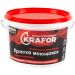 Краска интерьерная водно-дисперсионная акриловая Krafor для помещений с повышенной влажностью моющаяся глубокоматовая 3 кг