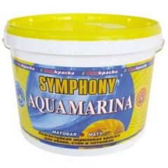 Краска Symphony влагостойкая AquaMarina С 2,7 л