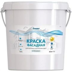 Краска фасадная Оптимист F 311 матовая белоснежная 45 кг