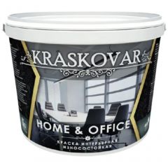Краска интерьерная Kraskovar Home & Office износостойкая База C (1900001592) 5 л