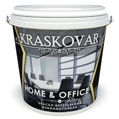 Краска интерьерная Kraskovar Home & Office износостойкая База А (1900001351) 0,9 л