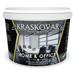 Краска интерьерная Kraskovar Home & Office износостойкая База А (1900001354) 0,9 л