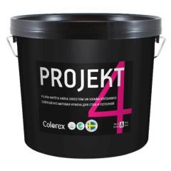 Краска акриловая Colorex (Колорекс) Projekt 4 бархатисто-матовая база A 0,9 л
