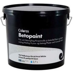 Экстерьерная стирол-акрилатная краска для минеральных фасадов Colorex Betopaint база A 2,7 л