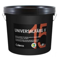 Краска универсальная Colorex Universalfarg V 15 уретано-акриловая полуматовая база A 2,7 л