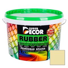 Краска Super Decor (Супер Декор) резиновая ВД-АК-103 Слоновая кость 12 кг