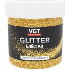 Добавка декоративная блестки VGT (ВГТ) Glitter Золото 0,05 кг