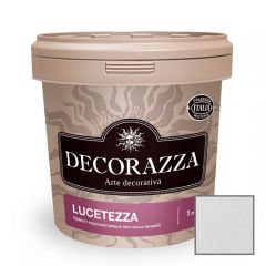 Декоративное покрытие Decorazza Lucetezza Nova Argento с эффектом перламутровых песчаных вихрей (LCN 001) 1 л