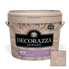 Декоративное покрытие Decorazza Seta Nova Argento с эффектом натурального шёлка (ST 11-52) 5 л