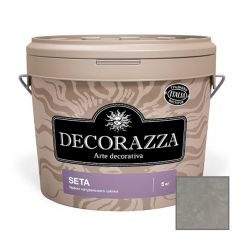 Декоративное покрытие Decorazza Seta Nova Argento с эффектом натурального шёлка (ST 11-59) 5 л