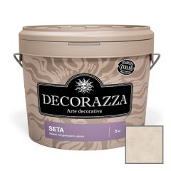Декоративное покрытие Decorazza (Декоразза) Seta Nova Argento с эффектом натурального шелка (ST 11-81) 5 л