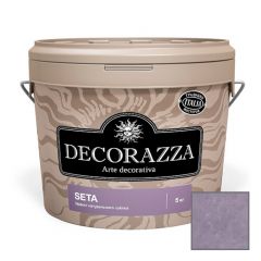 Декоративное покрытие Decorazza (Декоразза) Seta Nova Argento с эффектом натурального шелка (ST 11-104) 5 л