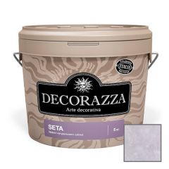 Декоративное покрытие Decorazza (Декоразза) Seta Nova Argento с эффектом натурального шелка (ST 11-109) 5 л