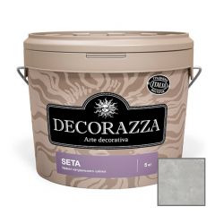 Декоративное покрытие Decorazza (Декоразза) Seta Nova Argento с эффектом натурального шелка (ST 11-116) 5 л
