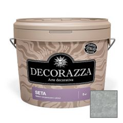 Декоративное покрытие Decorazza (Декоразза) Seta Nova Argento с эффектом натурального шелка (ST 11-130) 5 л