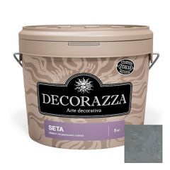 Декоративное покрытие Decorazza (Декоразза) Seta Nova Argento с эффектом натурального шелка (ST 11-133) 5 л