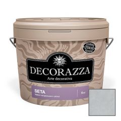 Декоративное покрытие Decorazza (Декоразза) Seta Nova Argento с эффектом натурального шелка (ST 11-141) 5 л