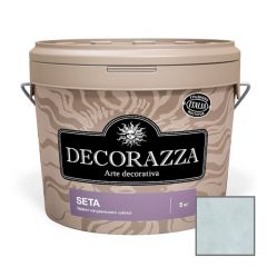 Декоративное покрытие Decorazza (Декоразза) Seta Nova Argento с эффектом натурального шелка (ST 11-162) 5 л