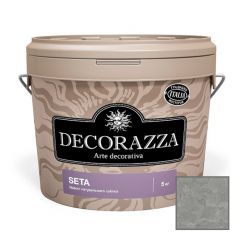 Декоративное покрытие Decorazza (Декоразза) Seta Nova Argento с эффектом натурального шелка (ST 11-197) 5 л