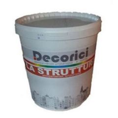 Декоративная штукатурка Decorici La Struttura с волокнами целлюлозы 8 кг