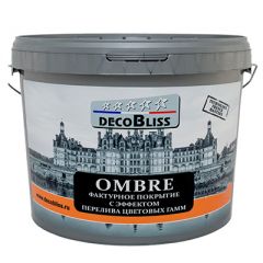 Декоративное покрытие DecoBliss Ombre с эффектом перелив цветовых гамм 6 кг